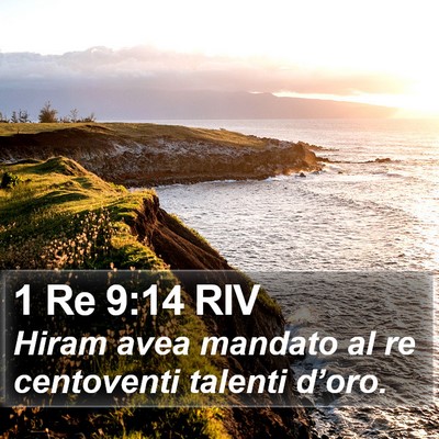 1 Re 9:14 RIV Bible Verse Image