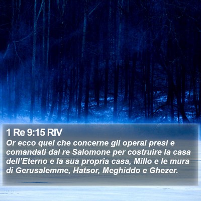 1 Re 9:15 RIV Bible Verse Image