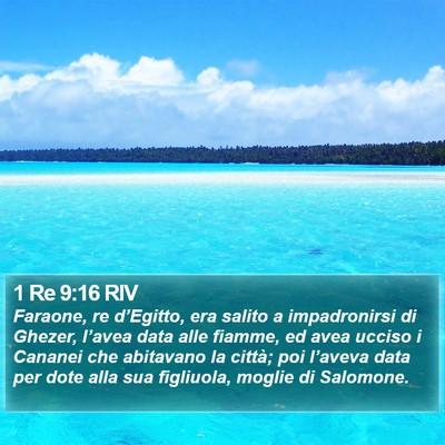 1 Re 9:16 RIV Bible Verse Image