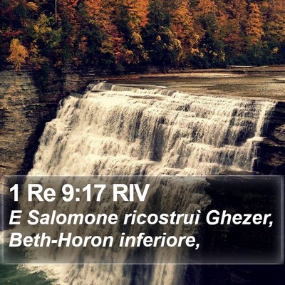 1 Re 9:17 RIV Bible Verse Image