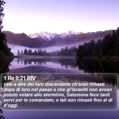 1 Re 9:21 RIV Bible Verse Image
