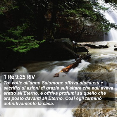 1 Re 9:25 RIV Bible Verse Image
