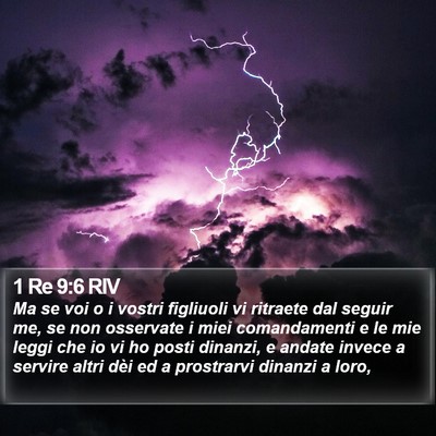 1 Re 9:6 RIV Bible Verse Image
