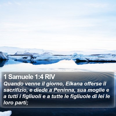 1 Samuele 1:4 RIV Bible Verse Image