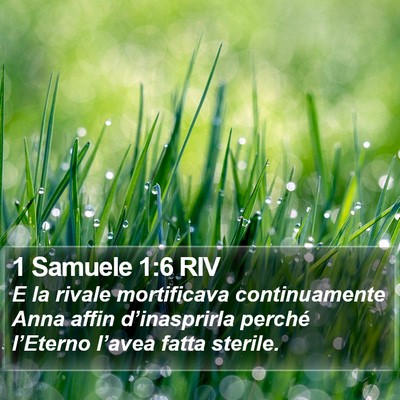 1 Samuele 1:6 RIV Bible Verse Image