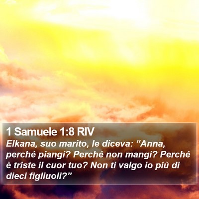 1 Samuele 1:8 RIV Bible Verse Image