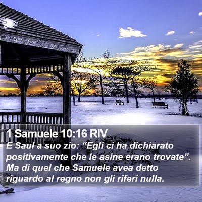 1 Samuele 10:16 RIV Bible Verse Image