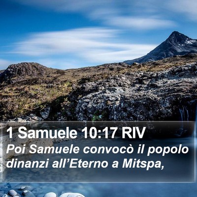 1 Samuele 10:17 RIV Bible Verse Image