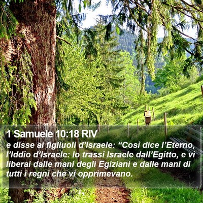 1 Samuele 10:18 RIV Bible Verse Image