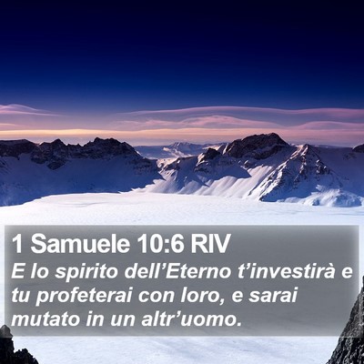 1 Samuele 10:6 RIV Bible Verse Image
