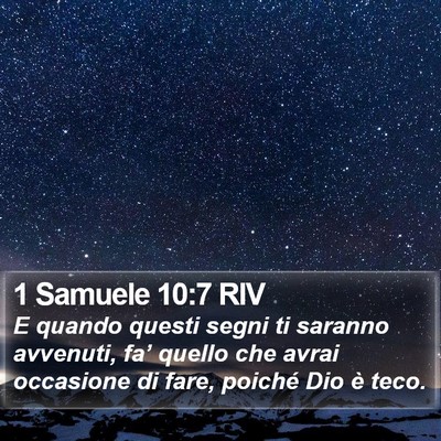 1 Samuele 10:7 RIV Bible Verse Image