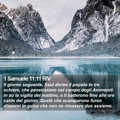 1 Samuele 11:11 RIV Bible Verse Image