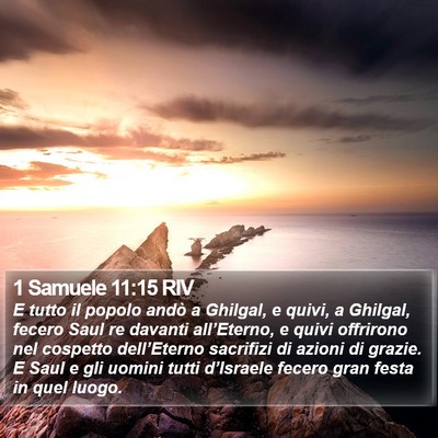 1 Samuele 11:15 RIV Bible Verse Image