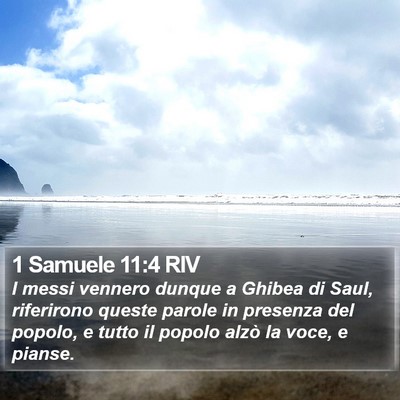 1 Samuele 11:4 RIV Bible Verse Image