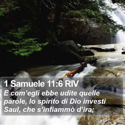 1 Samuele 11:6 RIV Bible Verse Image