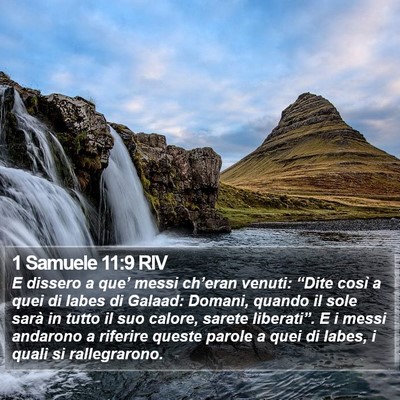 1 Samuele 11:9 RIV Bible Verse Image