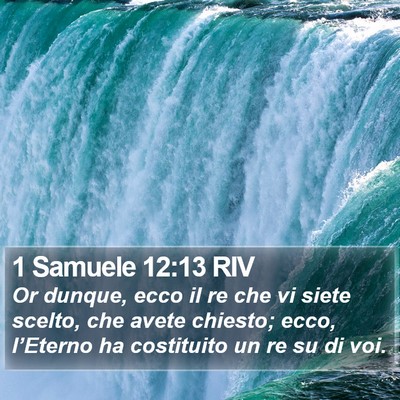 1 Samuele 12:13 RIV Bible Verse Image