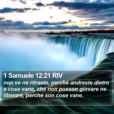 1 Samuele 12:21 RIV Bible Verse Image