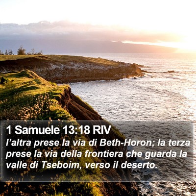 1 Samuele 13:18 RIV Bible Verse Image