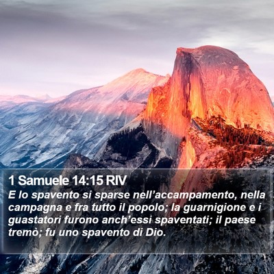 1 Samuele 14:15 RIV Bible Verse Image