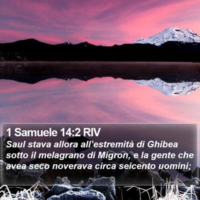 1 Samuele 14:2 RIV Bible Verse Image