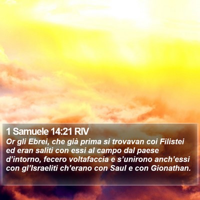 1 Samuele 14:21 RIV Bible Verse Image