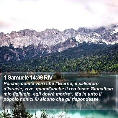 1 Samuele 14:39 RIV Bible Verse Image