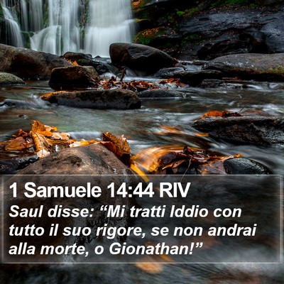 1 Samuele 14:44 RIV Bible Verse Image