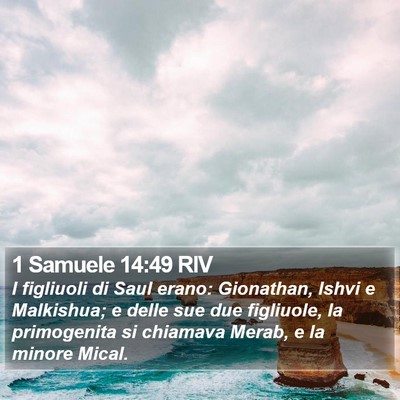 1 Samuele 14:49 RIV Bible Verse Image