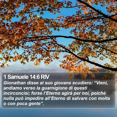 1 Samuele 14:6 RIV Bible Verse Image