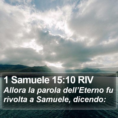 1 Samuele 15:10 RIV Bible Verse Image