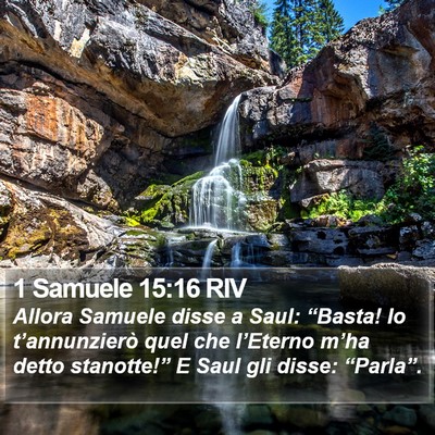 1 Samuele 15:16 RIV Bible Verse Image