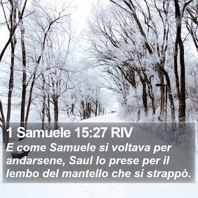 1 Samuele 15:27 RIV Bible Verse Image