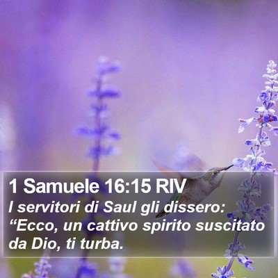 1 Samuele 16:15 RIV Bible Verse Image