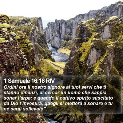 1 Samuele 16:16 RIV Bible Verse Image