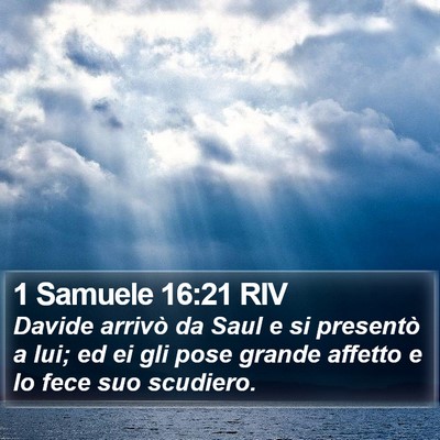 1 Samuele 16:21 RIV Bible Verse Image