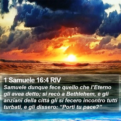 1 Samuele 16:4 RIV Bible Verse Image