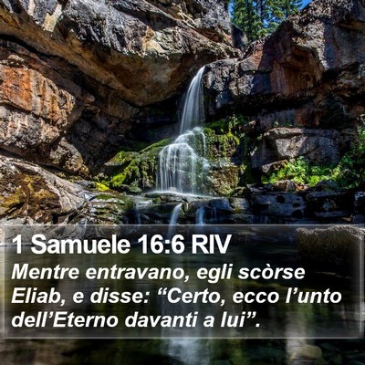 1 Samuele 16:6 RIV Bible Verse Image