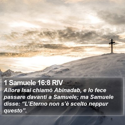 1 Samuele 16:8 RIV Bible Verse Image