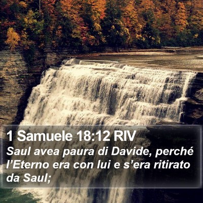 1 Samuele 18:12 RIV Bible Verse Image