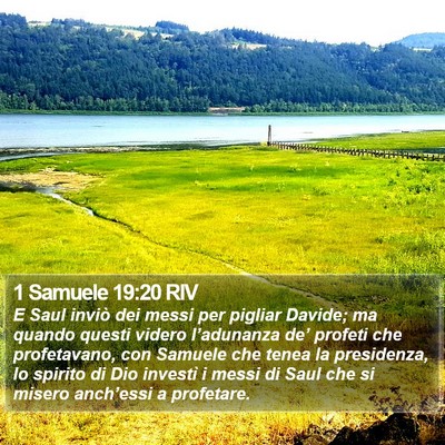 1 Samuele 19:20 RIV Bible Verse Image