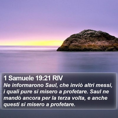 1 Samuele 19:21 RIV Bible Verse Image