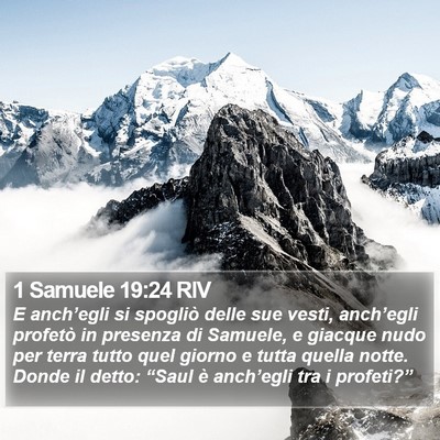 1 Samuele 19:24 RIV Bible Verse Image