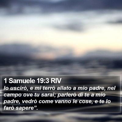 1 Samuele 19:3 RIV Bible Verse Image
