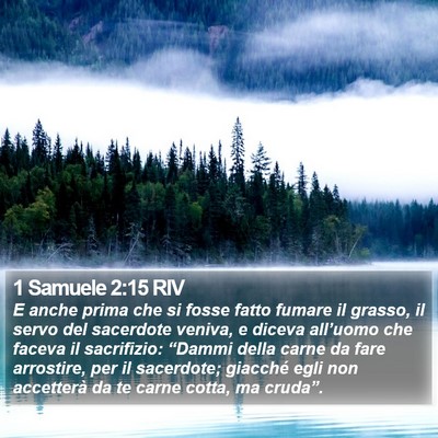 1 Samuele 2:15 RIV Bible Verse Image