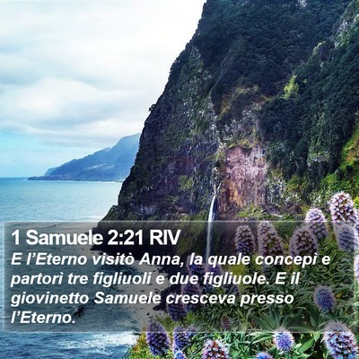 1 Samuele 2:21 RIV Bible Verse Image