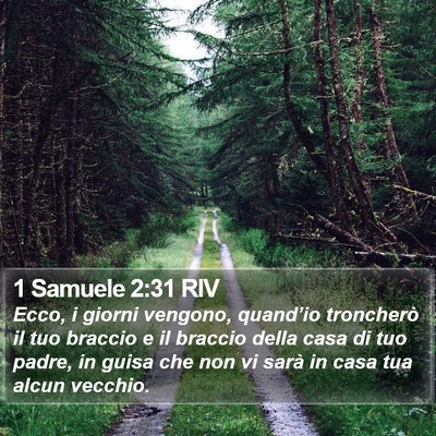 1 Samuele 2:31 RIV Bible Verse Image