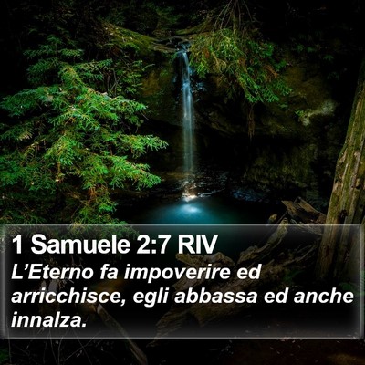 1 Samuele 2:7 RIV Bible Verse Image
