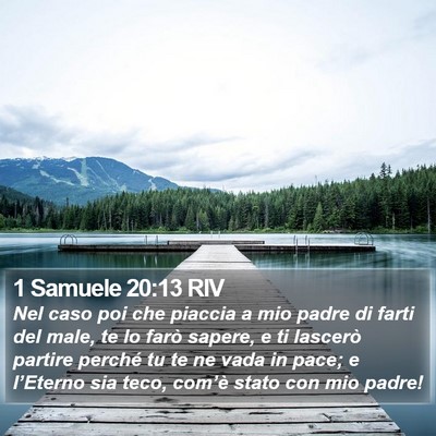1 Samuele 20:13 RIV Bible Verse Image
