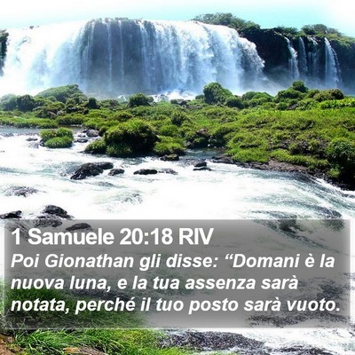 1 Samuele 20:18 RIV Bible Verse Image